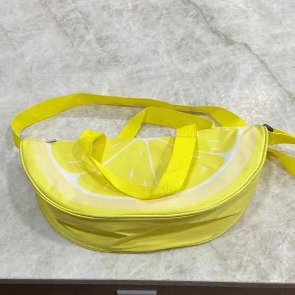 Yellow Lemon Slice soft sided cooler - Picture 1 of 3